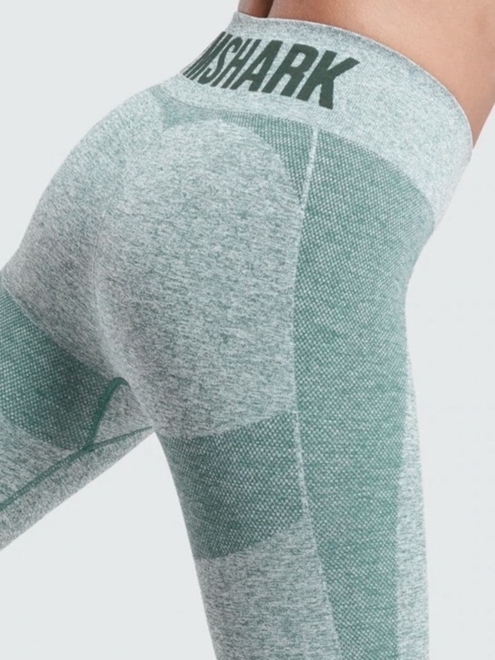 GYMSHARK Like New Flex High Waisted Leggings in Green Size Small